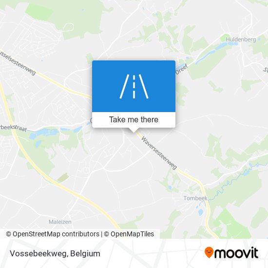 Vossebeekweg map