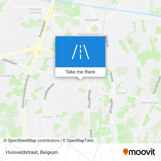 Huisveldstraat map