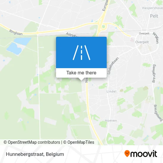 Hunnebergstraat map