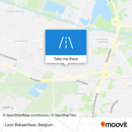 Leon Bekaertlaan map