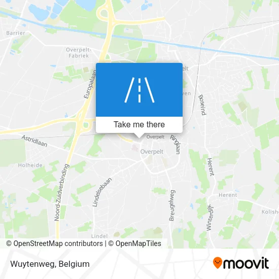 Wuytenweg map