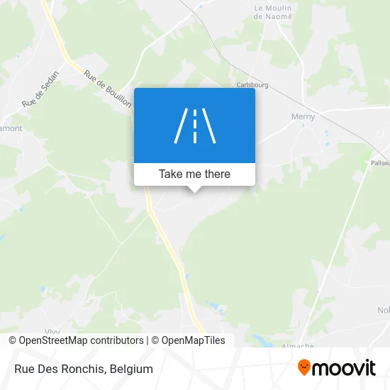 Des Ronchis Street map