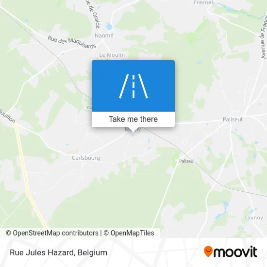 Jules Hazard Street map