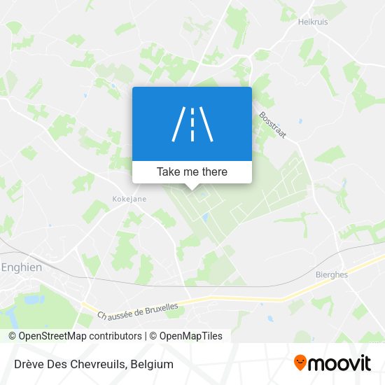 Drève Des Chevreuils map