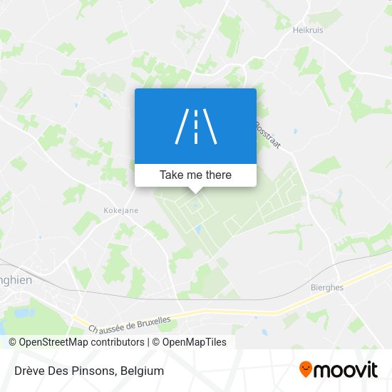 Drève Des Pinsons map