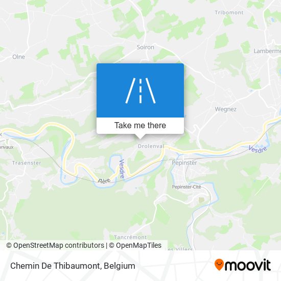 Chemin De Thibaumont map