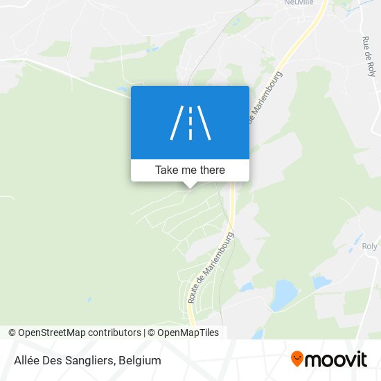 Allée Des Sangliers map