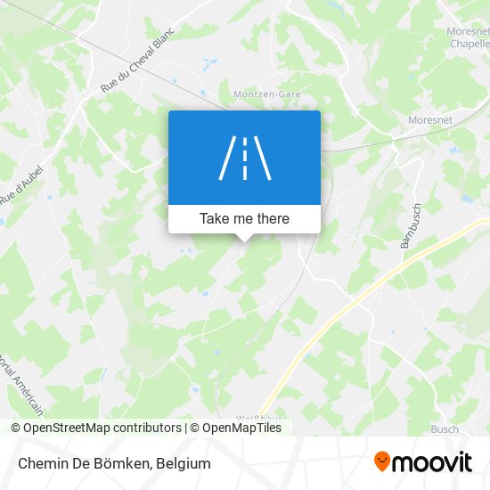 Chemin De Bömken map