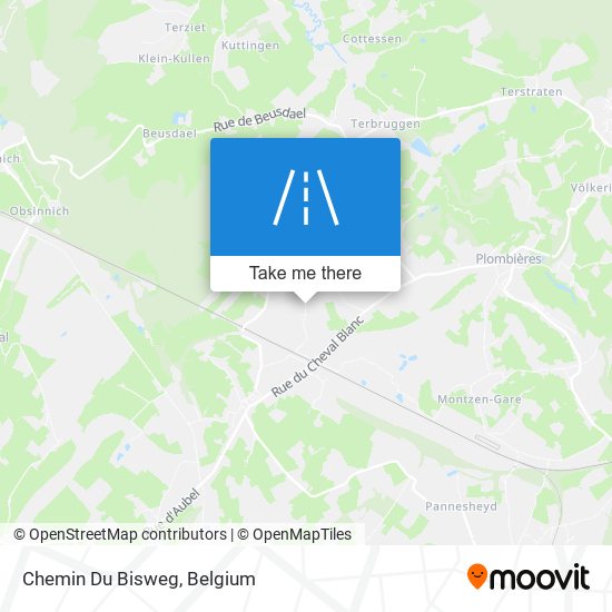 Chemin Du Bisweg map