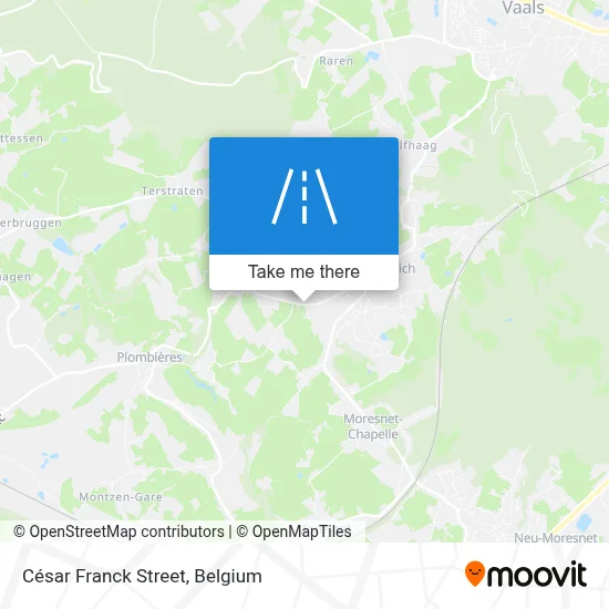 César Franck Street map