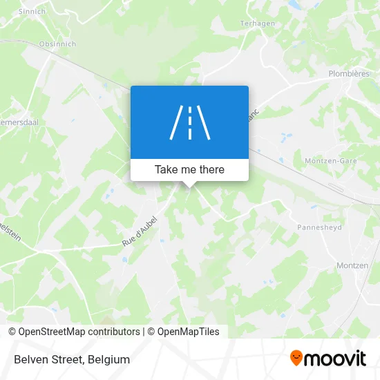 Belven Street map