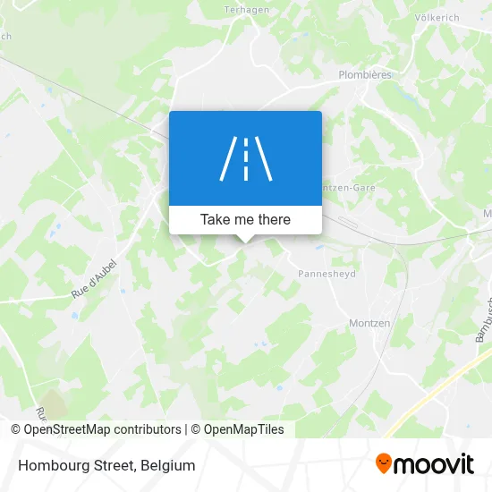 Hombourg Street map