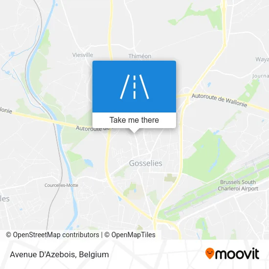 Avenue D'Azebois map