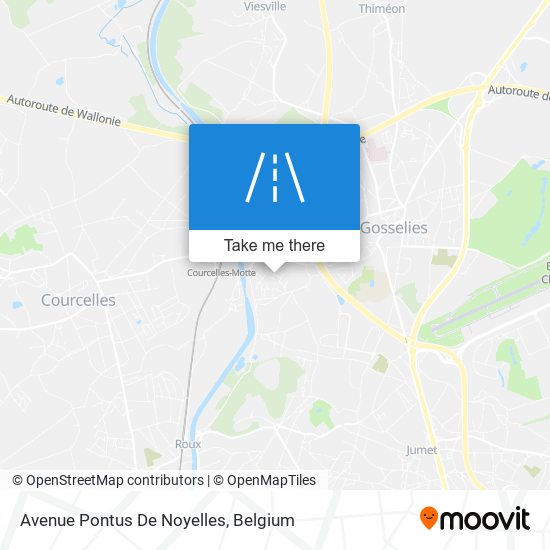 Avenue Pontus De Noyelles plan