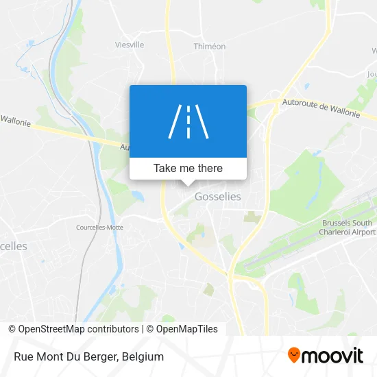Rue Mont Du Berger map