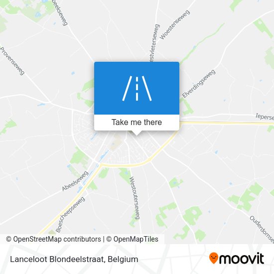 Lanceloot Blondeelstraat plan