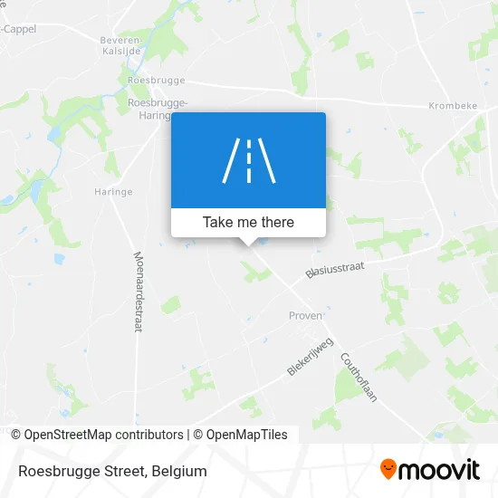 Roesbrugge Street map