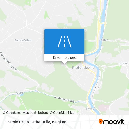 Chemin De La Petite Hulle map