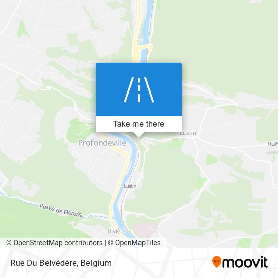 Rue Du Belvédère plan