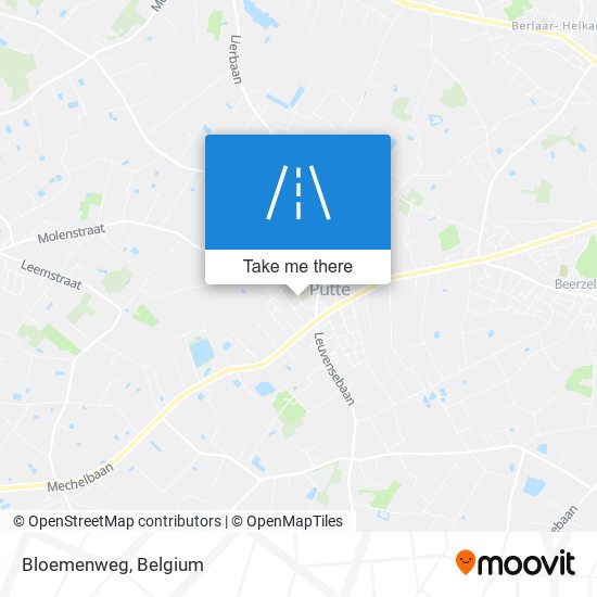 Bloemenweg map