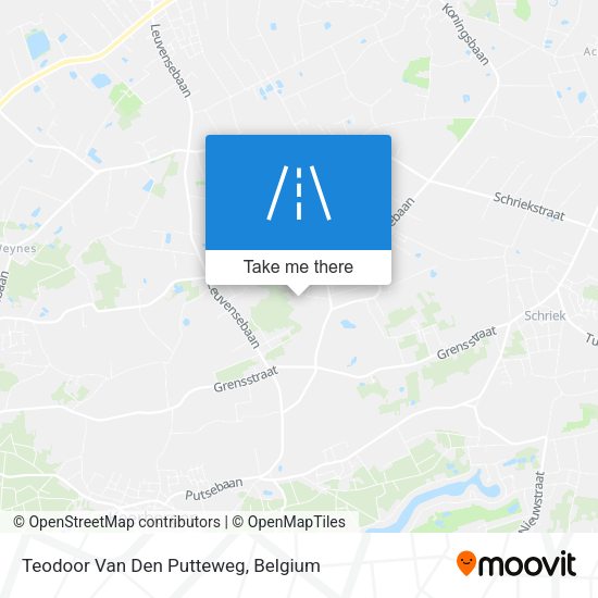Teodoor Van Den Putteweg map
