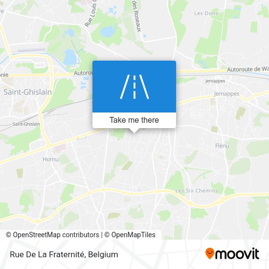 Rue De La Fraternité plan