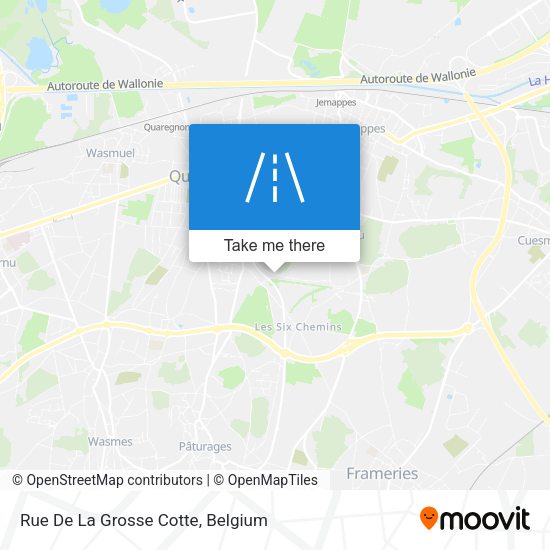 Rue De La Grosse Cotte plan
