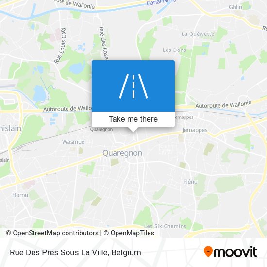 Rue Des Prés Sous La Ville plan