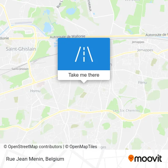 Street of Jean Menin map