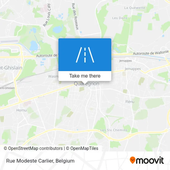Rue Modeste Carlier map