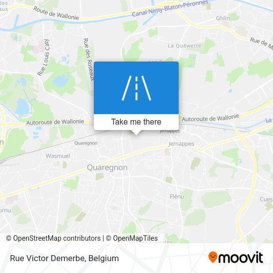 Rue Victor Demerbe plan