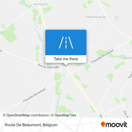 Route De Beaumont plan