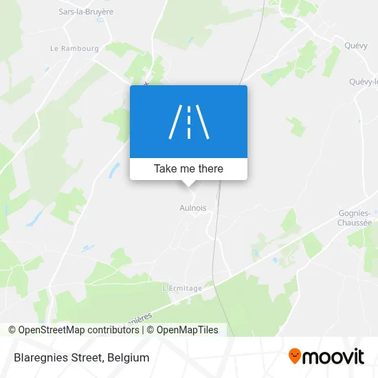 Blaregnies Street map