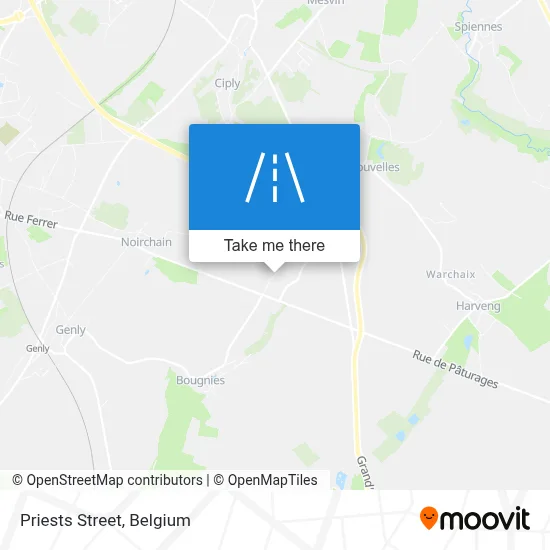 Priests Street map