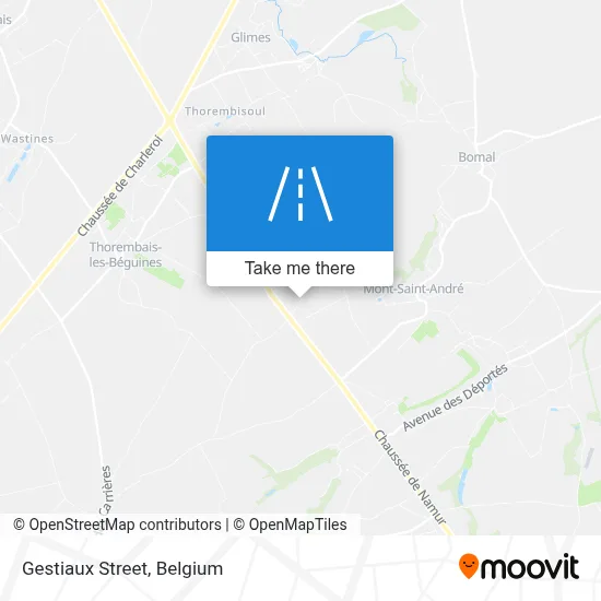 Gestiaux Street map