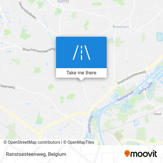 Ranstsesteenweg map