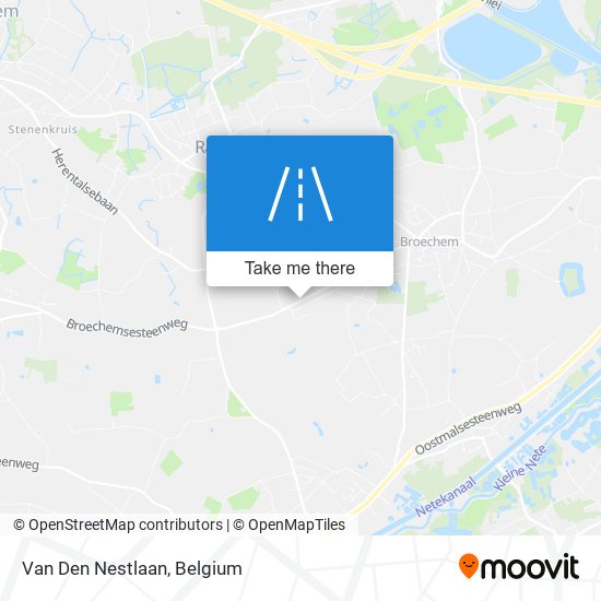 Van Den Nestlaan map