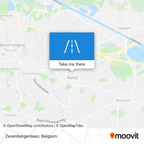 Zevenbergenlaan plan