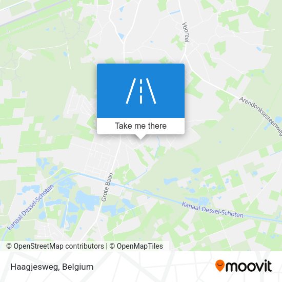 Haagjesweg map