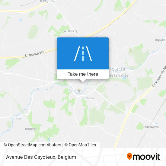 Avenue Des Cayoteux map