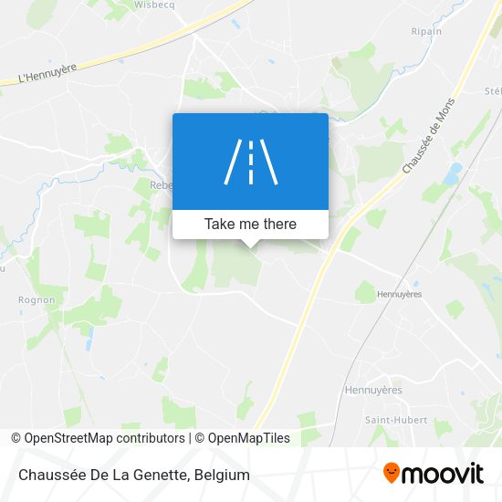 Chaussée De La Genette map