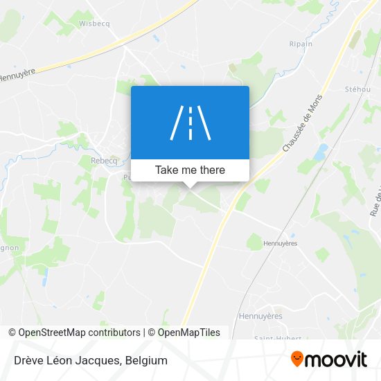 Drève Léon Jacques map