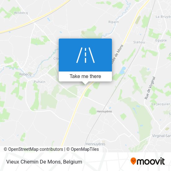 Vieux Chemin De Mons plan