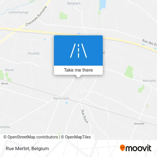 Rue Merlot map