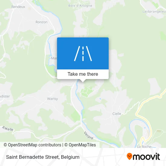 Saint Bernadette Street map