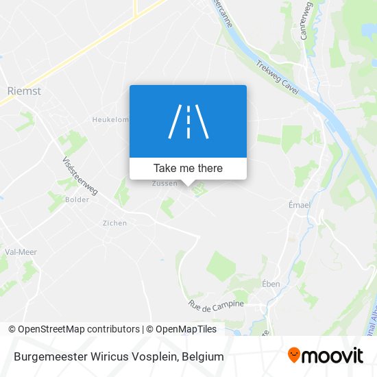 Burgemeester Wiricus Vosplein map