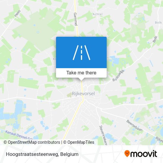 Hoogstraatsesteenweg plan