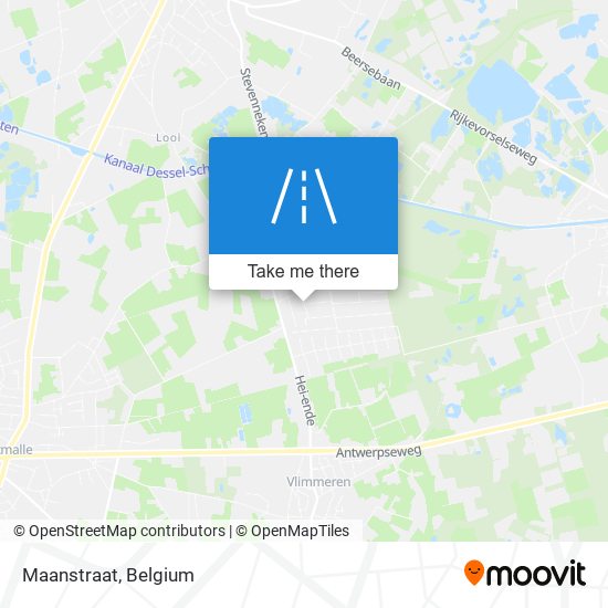 Maanstraat map