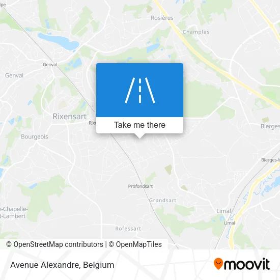 Avenue Alexandre map