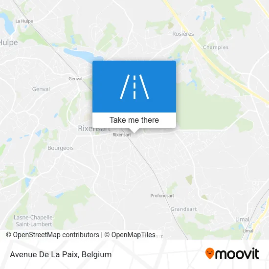 Avenue De La Paix map